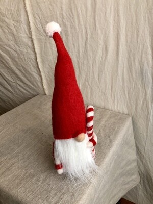 Gnome w/Candy Cane 12&quot;