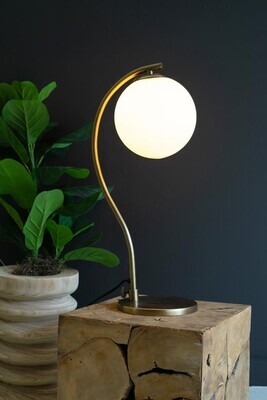Frosted Globe Table Lamp