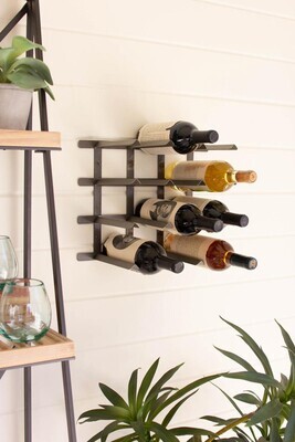 Iron Wall Wine Rack