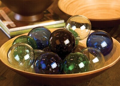 Recycled Clear Glass Ball Recycled Clear Glass Ball