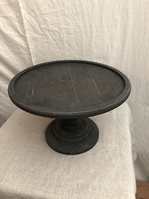 Black Wooden Display Pedestal Lg