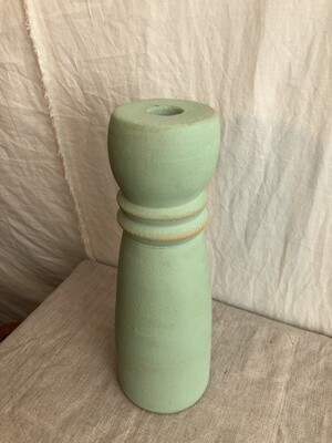Colorful Clay Taper Holder Med Mint