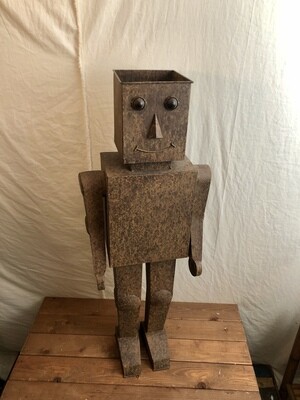 Metal Robot Planter Lg