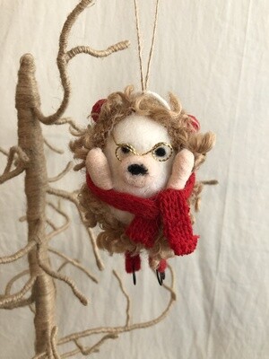 Hedgehog w/Skates & Glasses Ornament Hedgehog w/Skates & Glasses Ornament