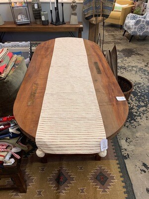 Cotton Stripe Table Runner 72&quot;