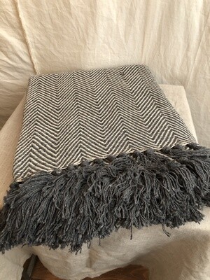 Dark Grey Throw
