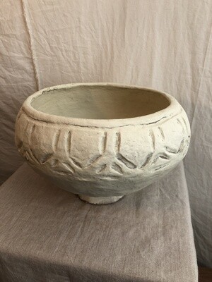 Round Papermache Planter Sm