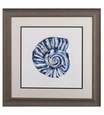 Indigo Shells AA - 19&quot; x 19&quot;T