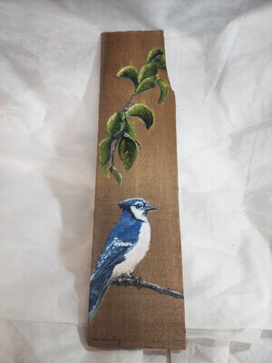 Repurposed Wood - Blue Jay