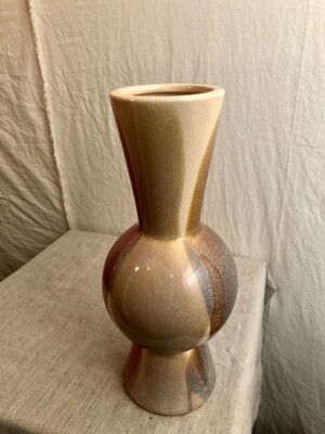 Stoneware Multi Color Changing Vase 13&quot;T
