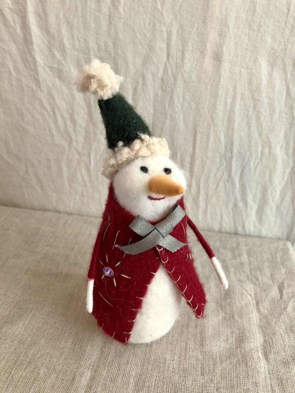Felt Old World Snowman Felt Old World Snowman