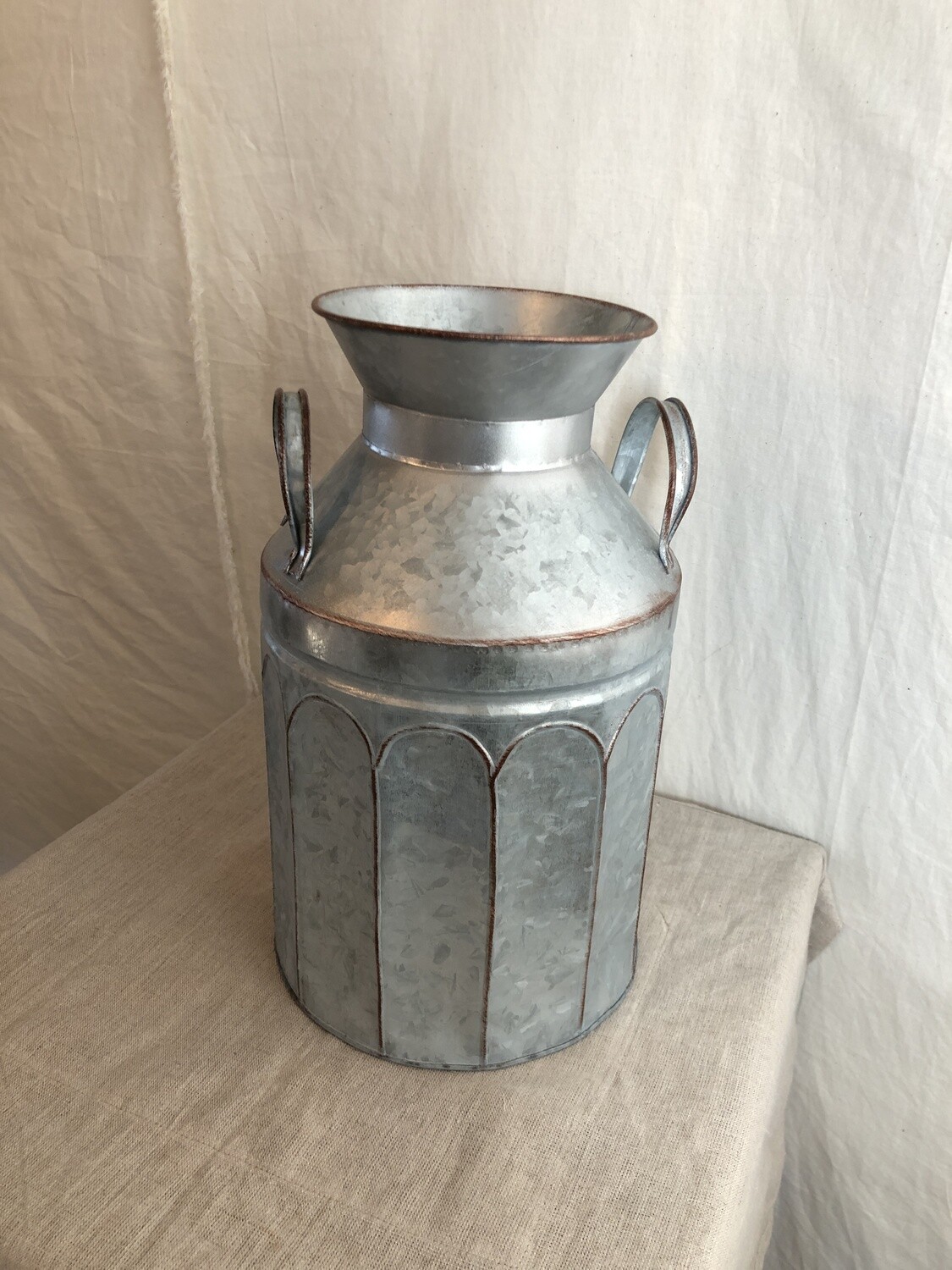 Silver Milk Jug Can