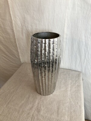 AL Tall Silver Vase