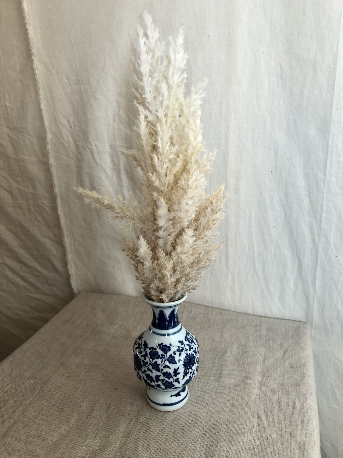 Pampas Grass in Ceramic Vase 16"