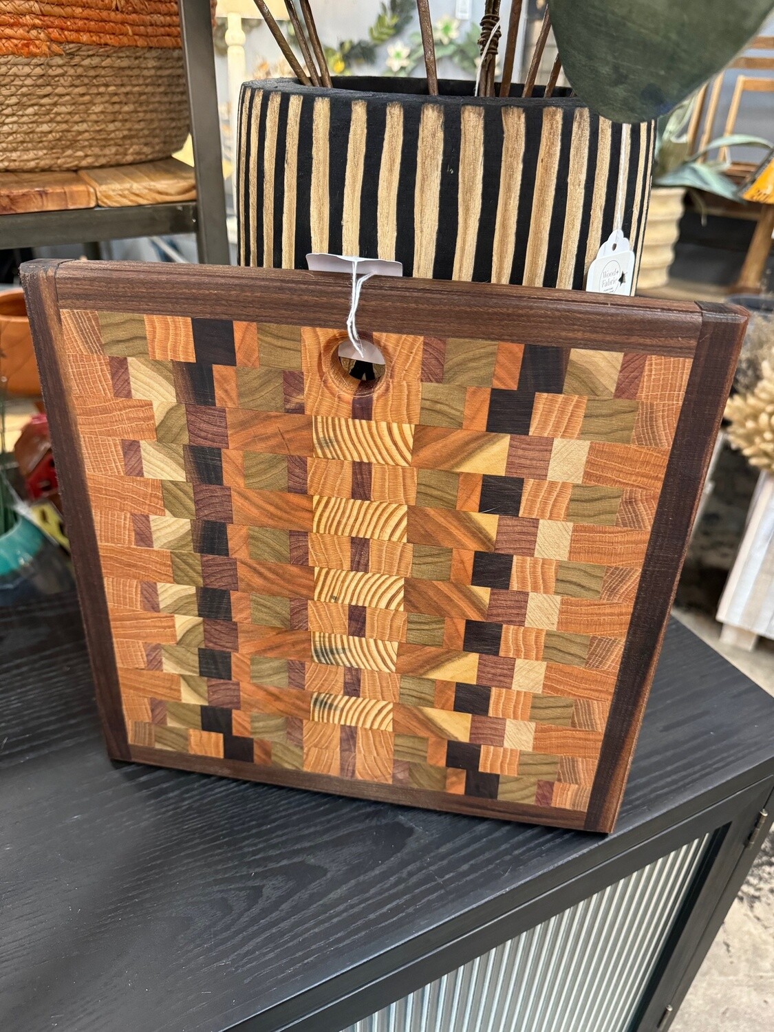 Checker Cutting Board - 12.5&quot;  x 12&quot;