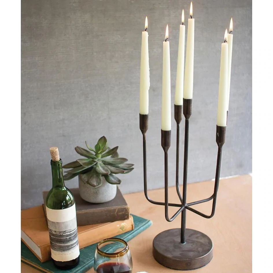 Antique Brass Candelabra