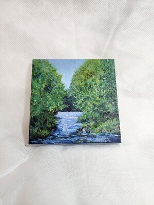 Water Time - 4&quot; x 4&quot;T