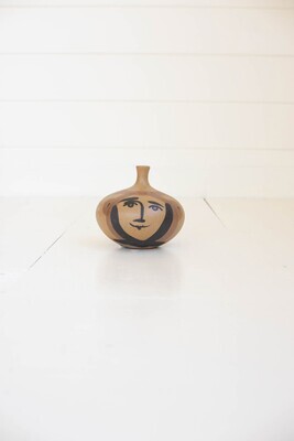 Ceramic Face Bud Vase