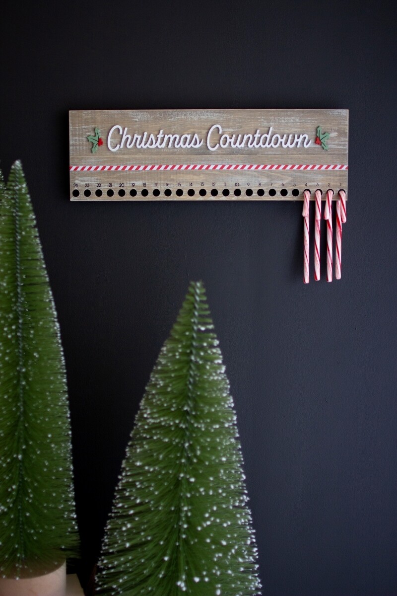 Countdown To Christmas - Candy Cane Holder