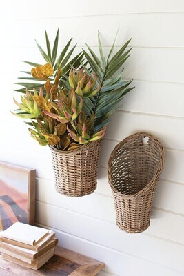 Hanging Rattan Basket Sm