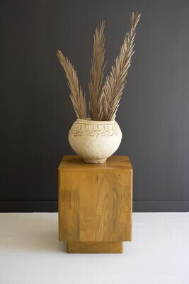 Square Mango Accent Cube Table