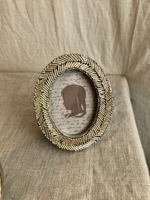 Oval Silver Picture Frame Sm II