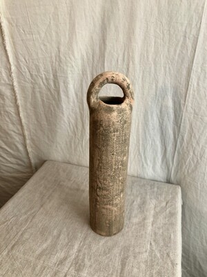 Clay Bud Vase w/Handle Lg