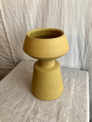 Clay Vase Yellow