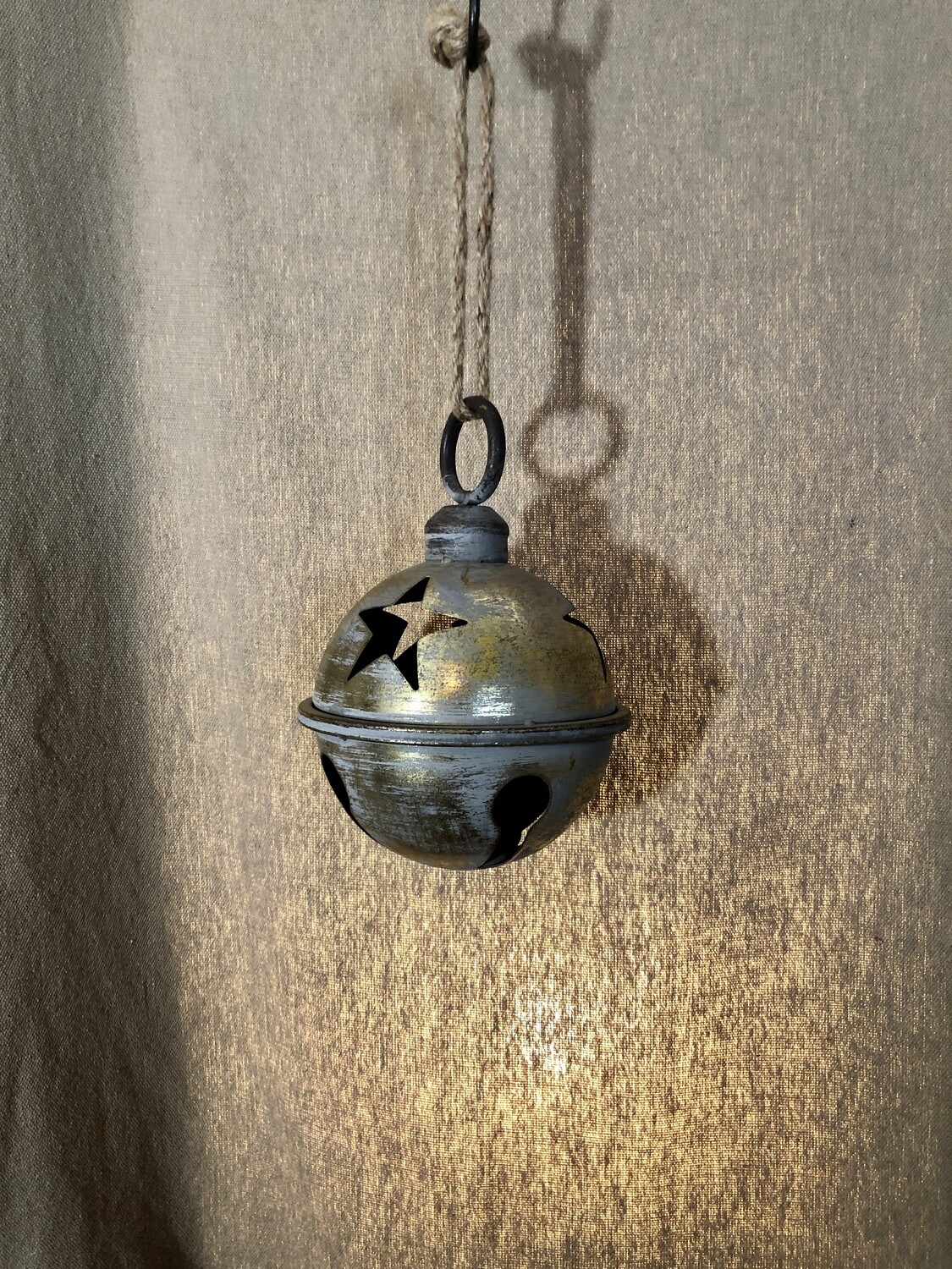 Metal Bronze Hanging Bell Sm