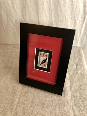 Framed CPA Stamp 4.75&quot;L x 6.25&quot;H