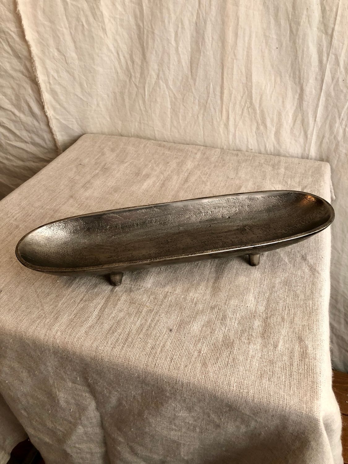 Bosco Tray Pewter - Sm Bosco Tray Pewter - Sm