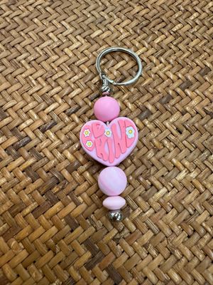 Beaded Keyring - Be Kind