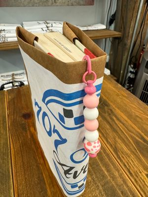 Beaded Bookmark - Pink