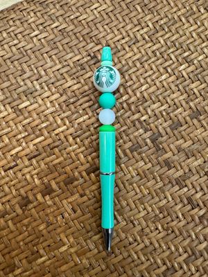 Beaded Pen -Coffee