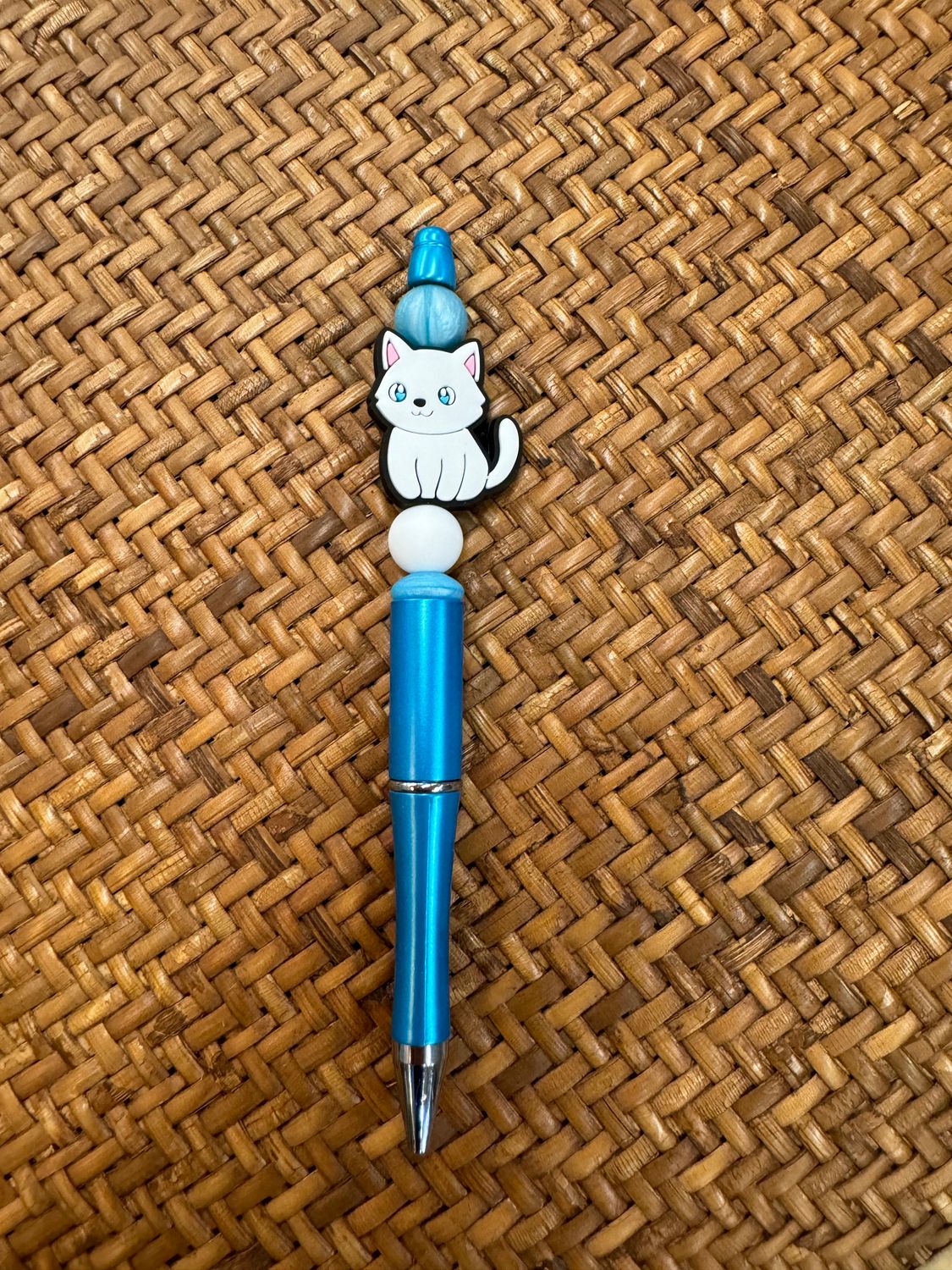 Beaded Pen - Cat