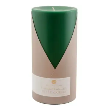 NL Unfragranced 3x6 Pillar - Hunter Green
