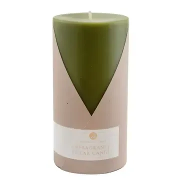 NL Unfragranced 3x6 Pillar - Moss Green