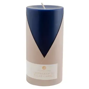 NL Unfragranced 3x6 Pillar - Midnight Blue