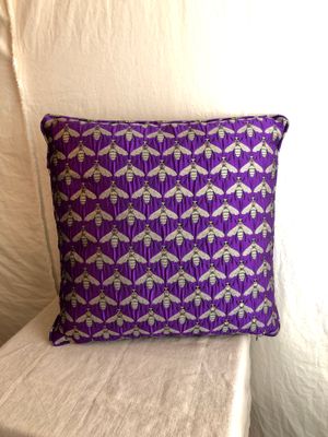 Purple Bee Pillow