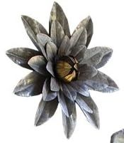 Galvanized Metal Wall Flower Sm Galvanized Metal Wall Flower Sm