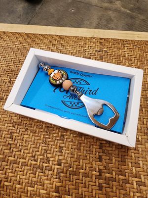 Beaded Bottle Opener - Beer