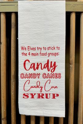 We Elves try to stick to the four main food groups