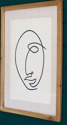 Face Print Under Glass II