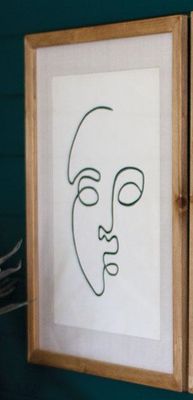 Face Print Under Glass I