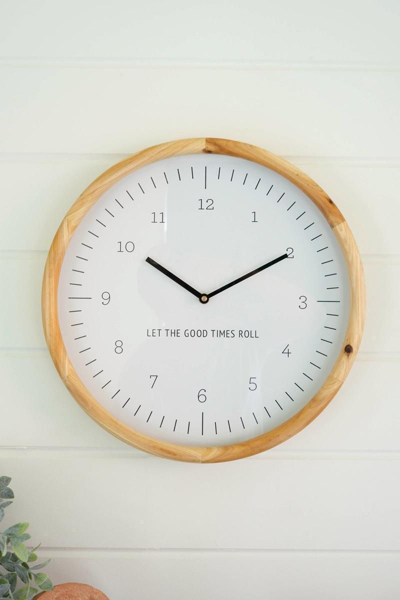 &quot;Let The Good Times Roll&quot; Wall Clock