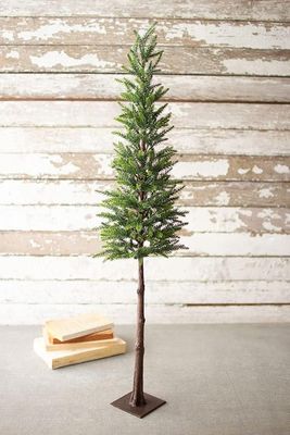 Artificial Pine Christmas Tree w/Iron Base