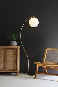 Frosted Globe Floor Lamp