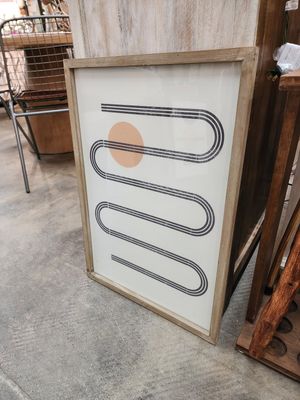 Abstract Prints Under Glass I