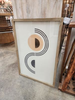 Abstract Prints Under Glass II