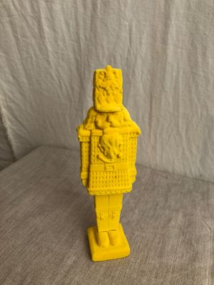 Velvet Nutcracker 7.5&quot; - Yellow
